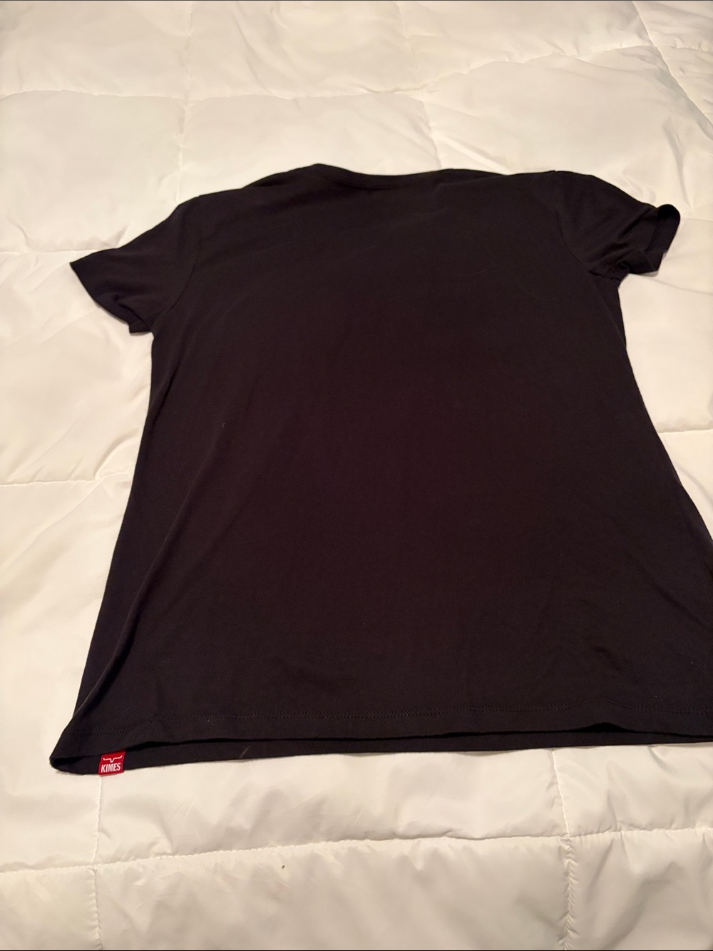 Kimes Ranch Black Tee with Tan Logo & Pink - Picture 5 of 5